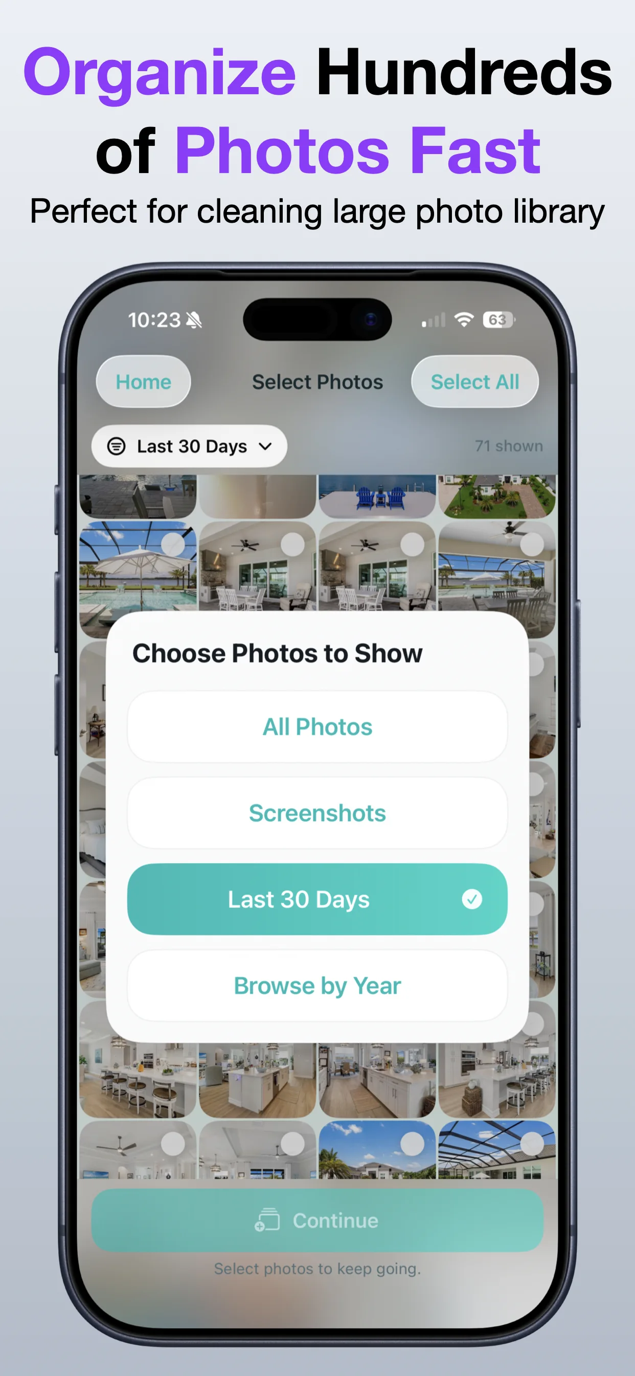 Sort Photos Into Album screenshot: Keep albums cleaner